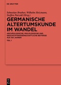 Cover: Germanische Altertumskunde im Wandel - De Gruyter