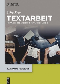 Enlarge image Cover: Textarbeit - De Gruyter Oldenbourg