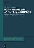 Cover: Kommentar zur "Synopsis canonum" - De Gruyter