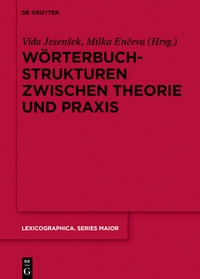 Abbildung von: Wörterbuchstrukturen zwischen Theorie und Praxis - De Gruyter
