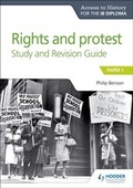 Cover: Access to History for the IB Diploma Rights and protest Study and Revision Guide - Hodder Education