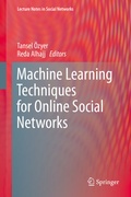 Cover: Machine Learning Techniques for Online Social Networks - Springer