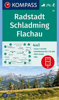 Abbildung von: KOMPASS Wanderkarte 31 Radstadt, Schladming, Flachau 1:50.000 - KOMPASS-Karten