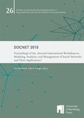 Cover: SOCNET 2018 - University of Bamberg Press