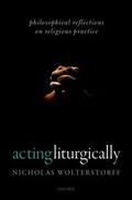 Cover: Acting Liturgically - OUP eBook