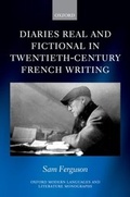 Cover: Diaries Real and Fictional in Twentieth-Century French Writing - OUP eBook