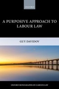 Cover: A Purposive Approach to Labour Law - Oxford University Press