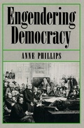 Cover: Engendering Democracy - Wiley