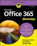 Cover: Office 365 For Dummies - Wiley-Scrivener