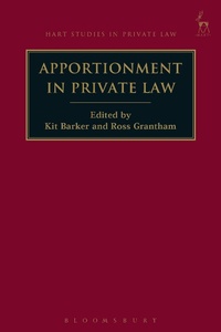 Abbildung von: Apportionment in Private Law - Hart Publishing