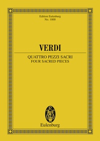 Abbildung von: Quattro Pezzi Sacri - Schott Music