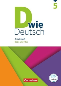 Abbildung von: D wie Deutsch - Arbeitshefte - Basis und Plus - 5. Schuljahr - Cornelsen Verlag