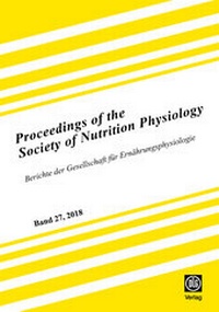 Abbildung von: Proceedings of the Society of Nutrition Physiology Band 27 - DLG-Verlag