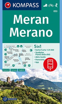 Abbildung von: KOMPASS Wanderkarte Meran, Merano - KOMPASS-Karten
