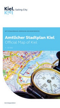 Abbildung von: Amtlicher Stadtplan Kiel - Landeshauptstadt Kiel Amt f. Bauordnung, Vermessung u. Geoinformation