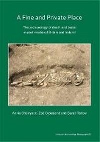 Enlarge image Cover: A Fine and Private Place - University of Leicester School of Archaeology and Ancient History