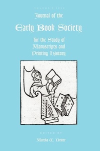 Enlarge image Cover: Journal of the Early Book Society Vol 9 - Pace University Press