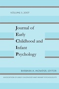 Cover: Journal of Early Childhood and Infant Psychology Vol 3 - Pace University Press