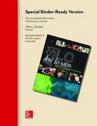 Enlarge image Cover: Looseleaf for Asi Lo Veo - McGraw-Hill Inc.,US