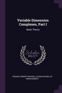 Enlarge image Cover: Variable Dimension Complexes, Part I - Palala Press
