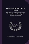 Cover: A Grammar of the French Tongue - Palala Press