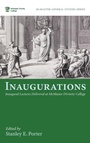 Cover: Inaugurations - Wipf & Stock Publishers