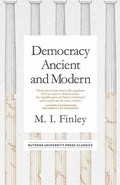 Cover: Democracy Ancient and Modern - Rutgers University Press