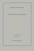 Bild: Menschliche Individualit&auml;t - Vittorio Klostermann Verlag