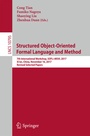 Cover: Structured Object-Oriented Formal Language and Method - Springer