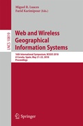 Cover: Web and Wireless Geographical Information Systems - Springer