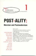 Cover: Post-Ality: Marxism and Postmodernism - Maisonneuve