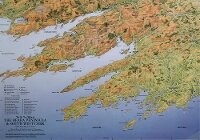 Abbildung von: The Fir Tree Aerial Map of the Beara Peninsula & Southwest Cork: Flat Version - Richard Chandler