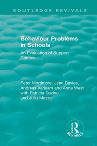 Enlarge image Cover: Behaviour Problems in Schools - Routledge