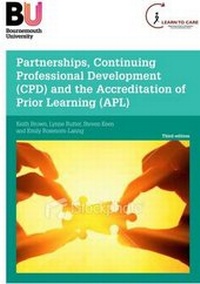 Enlarge image Cover: Partnerships, Continuing Professional Development (CPD) and the Accreditation of Prior Learning (APL) - Learn to Care
