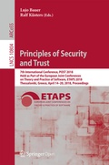 Cover: Principles of Security and Trust - Springer