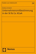 Cover: Unternehmensmitbestimmung in der SE & Co. KGaA - Nomos