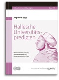 Cover: Hallesche Universit&auml;tspredigten - Universit&auml;tsverlag Halle-Wittenberg