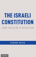 Cover: The Israeli Constitution - Oxford University Press Inc
