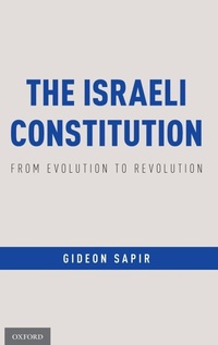 Enlarge image Cover: The Israeli Constitution - Oxford University Press Inc