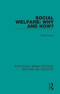 Enlarge image Cover: Social Welfare: Why and How? - Routledge