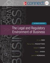 Enlarge image Cover: The Legal and Regulatory Environment of Business with Online Access Code - Irwin/McGraw-Hill