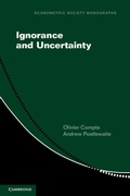 Cover: Ignorance and Uncertainty - Cambridge University Press