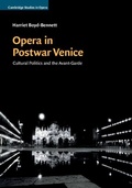 Cover: Opera in Postwar Venice - Cambridge University Press