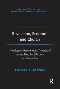 Enlarge image Cover: Revelation, Scripture and Church - Routledge