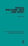 Cover: Social Welfare: Why and How? - Routledge