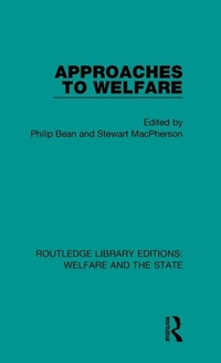 Enlarge image Cover: Approaches to Welfare - Routledge