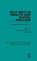 Cover: Self Help in Health and Social Welfare - Routledge