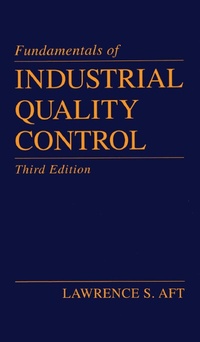 Abbildung von: Fundamentals of Industrial Quality Control - CRC Press