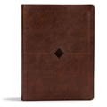 Cover: CSB Day-by-Day Chronological Bible, Brown Leathertouch - LifeWay Christian Resources