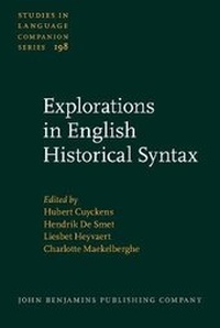 Enlarge image Cover: Explorations in English Historical Syntax - John Benjamins Publishing Co